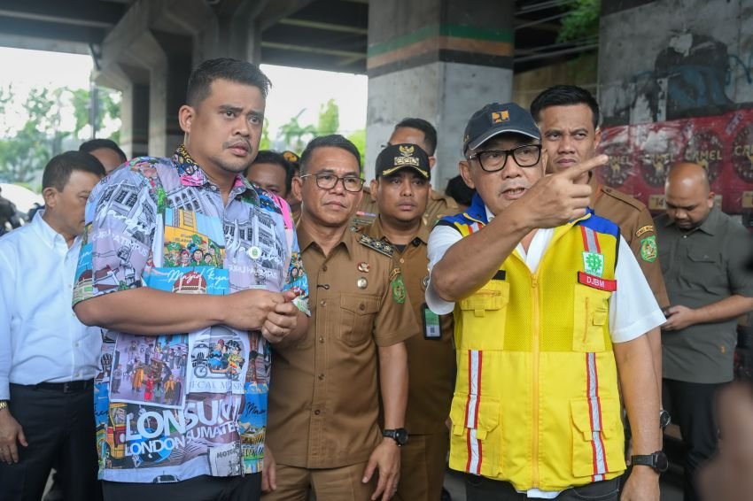 Bobby Nasution Tinjau Titik Banjir Letda Sujono, Penanganan Langsung Dipercepat