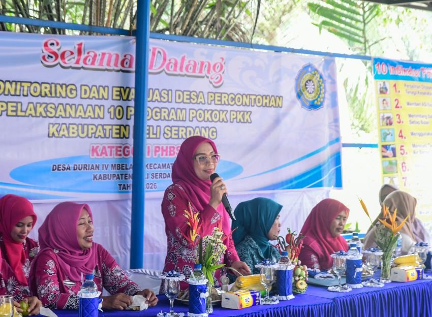 PKK Deli Serdang Monitoring Program Bangga Kencana, Kesehatan dan PHBS di STM Hulu