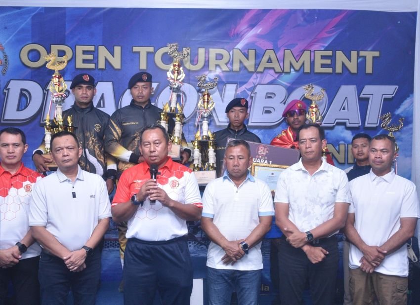 Wadan Pasmar 1 Hadiri Penutupan Open Turnamen Dragon Boat Panglima TNI Cup 2026