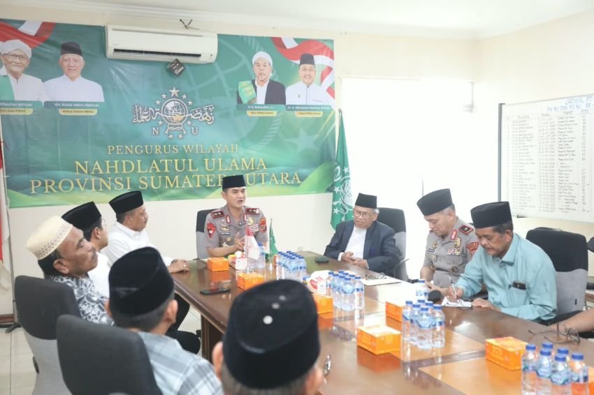 Kapolda Sumut Irjen Pol Sonny Irawan Ajak NU Bersinergi Jaga Keamanan dan Kerukunan