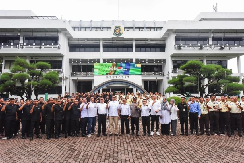 USU Minta Petugas Keamanan Pegang Teguh 3 Prinsip Dasar Ini