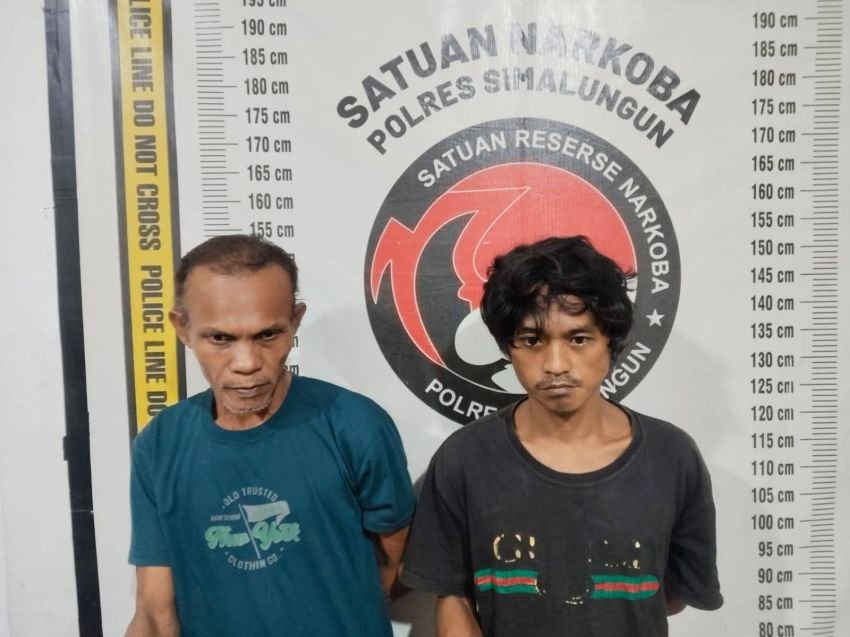 Polres Simalungun Amankan 2 Terduga Penyalahgunaan Ganja 77 Gram di Pematang Bandar