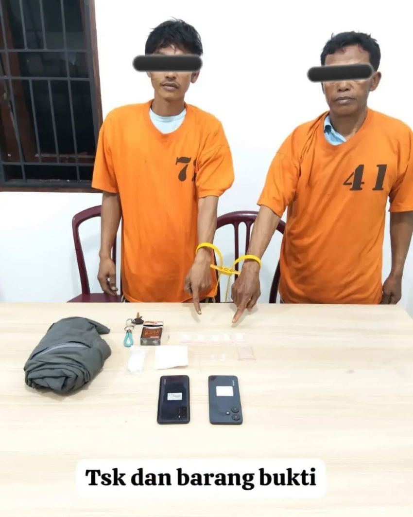 Satresnarkoba Polres Karo Bongkar Kasus Narkotika di Kabanjahe, 2 Pria Diamankan