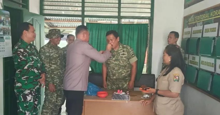 Polsek Munte Hadiri Perayaan HUT ke-81 TNI, Perkuat Sinergitas
