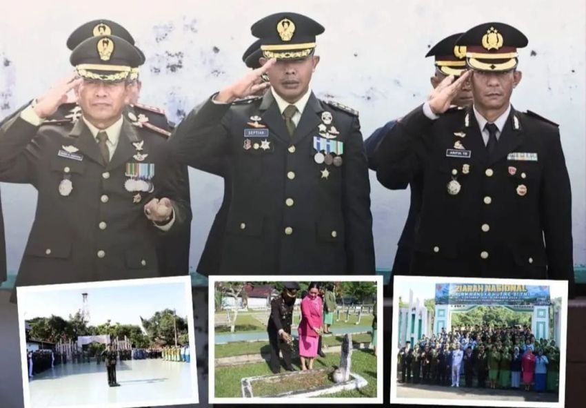 Wakapolres Sibolga Hadiri Peringatan HUT ke-81 TNI