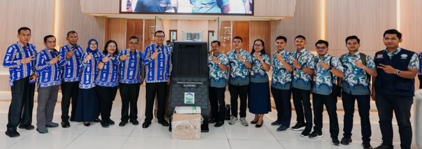 Percepat Informasi Kebencanaan, Pemkab Deli Serdang Terima WRS dari BMKG