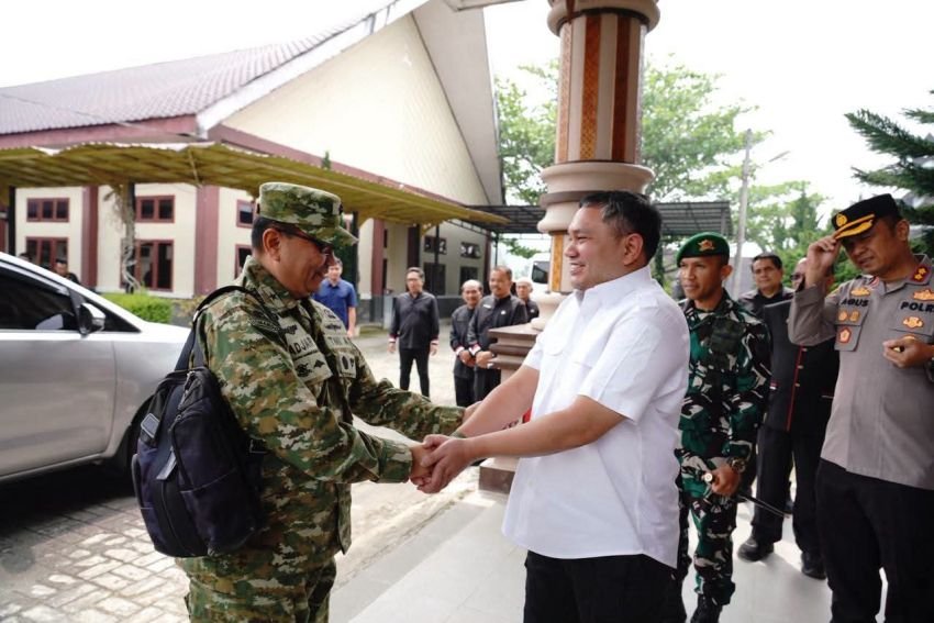 Tim Satgas Percepatan Rehabitas dan Rekonstruksi (PRR) Pasca Bencana Sumut Aceh Monitoring dan Evaluasi di Pakpak Bharat