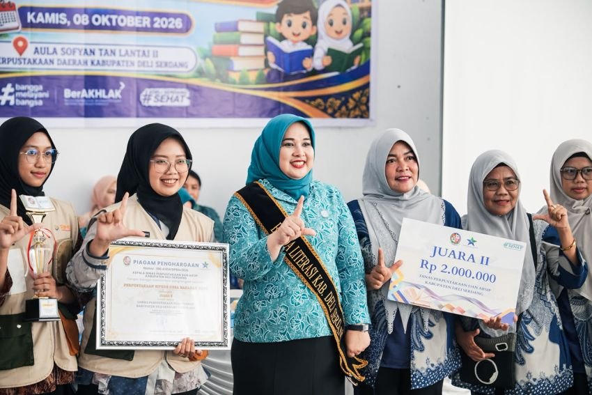Padepokan Iqro Desa Kolam Jadi Perpustakaan Desa Terbaik Deli Serdang