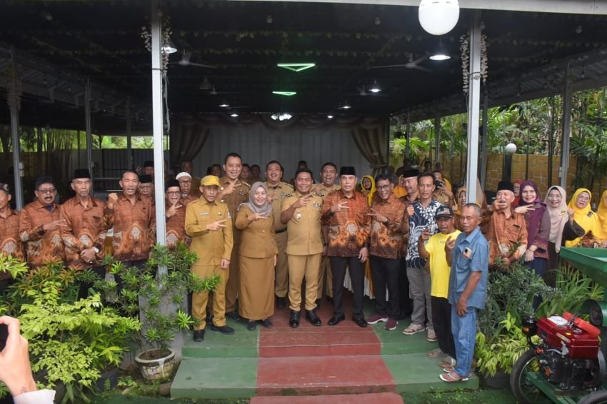Lom Lom Apresiasi Kontribusi PWRI Deli Serdang Dukung Petani