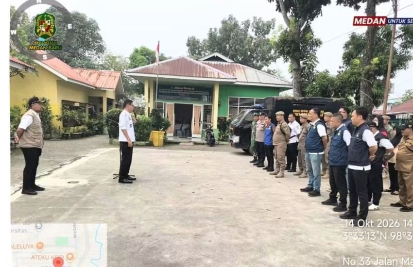 Kecamatan Medan Baru Gelar Razia Gabungan PPKS, Kedepankan Penertiban Dan Penanganan Sosial yang Humanis