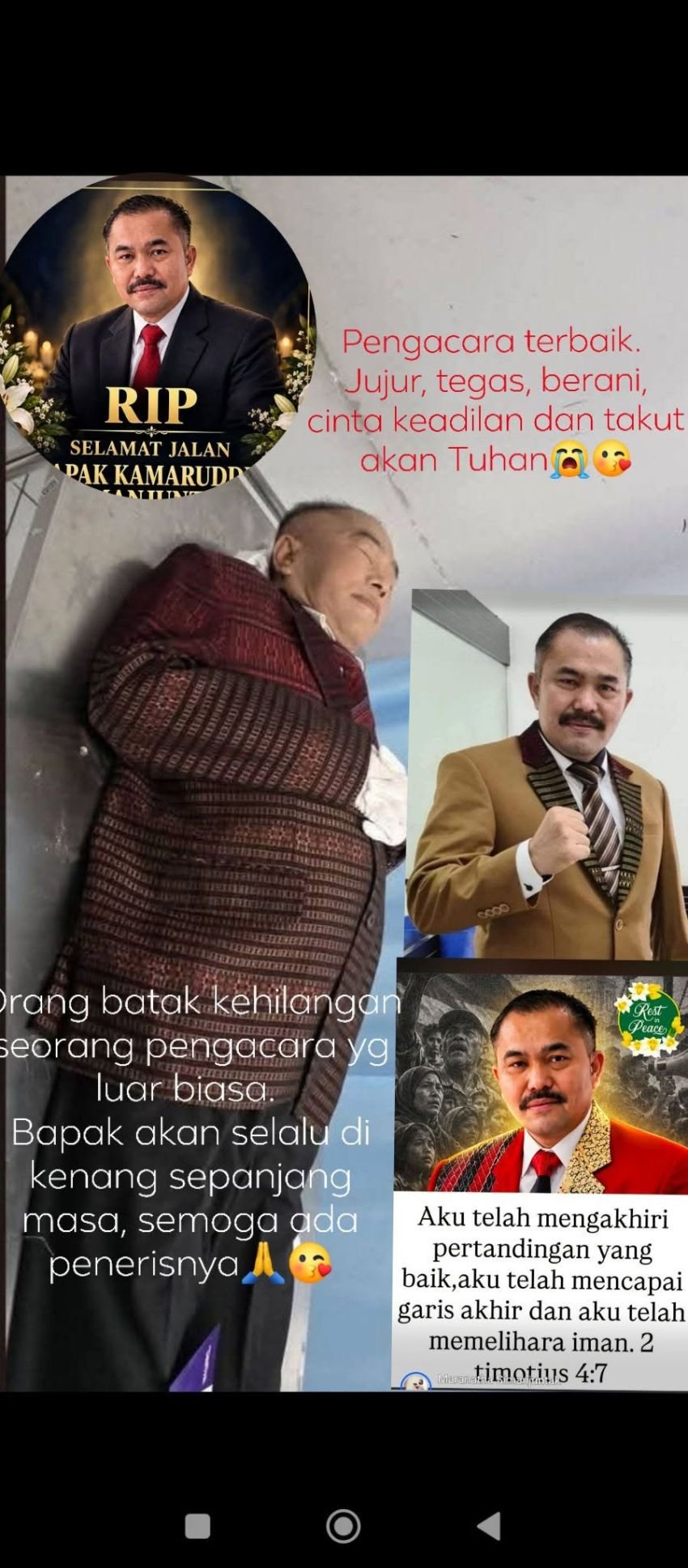 KABAR DUKA! Pengacara Kamaruddin Simanjuntak Sudah Tiada...