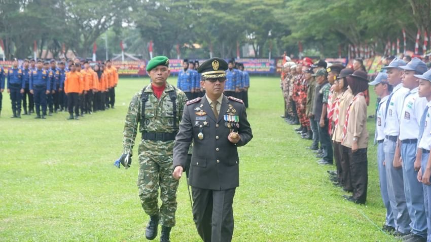 Kapolres Tanjung Balai Hadiri Upacara Peringatan HUT ke-81 TNI