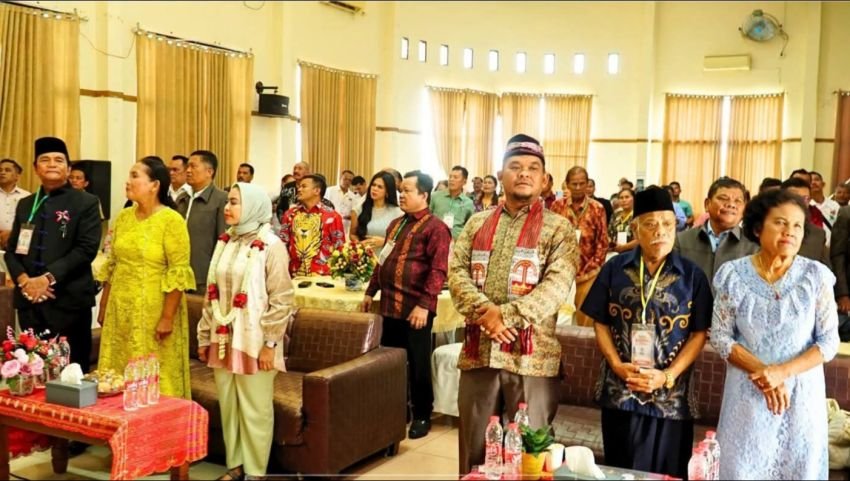 Bupati Maya Hadiri Rakercab Sekaligus Syukuran Pengurus Baru PPTSB Labuhanbatu Periode 2026&ndash;2030
