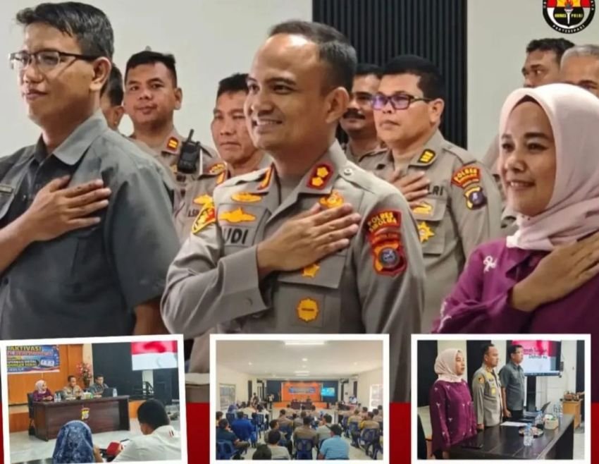 Polres Sibolga Sosialisasi Aktivasi Portal Perlinsos Digital Bagi Personel