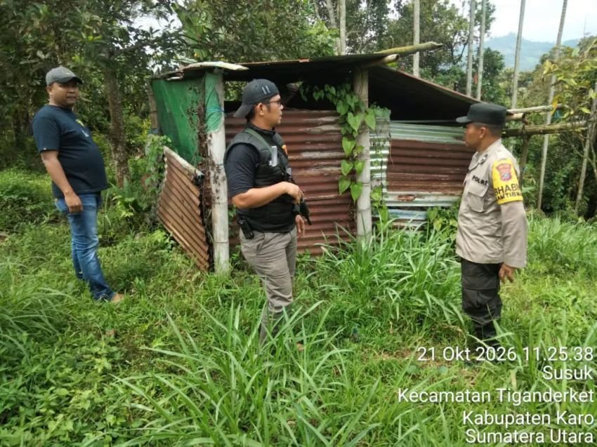 Polres Karo Cek Dugaan Sarang Narkoba di Tiganderket