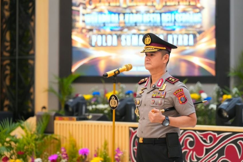 Kapolda Sumut Pimpin Sertijab Wakapolda dan Kapolresta Deli Serdang