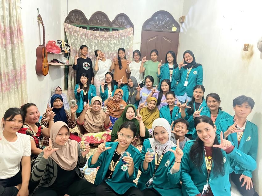 Mahasiswa Unimed  Dorong Proyek Kemanusiaan  Potensi TOGA di Desa Sukasari