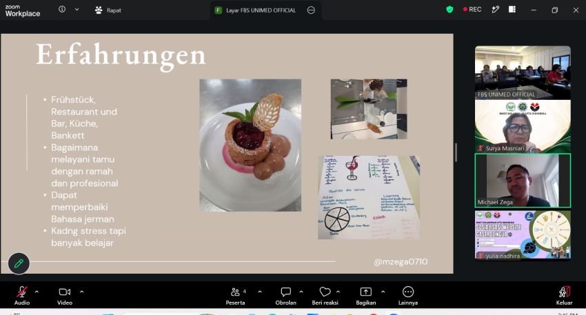 UNIMED, UM, dan UPI Sosialisasikan Website GastroLingua sebagai Inovasi Pembelajaran Bahasa Berbasis Gastronomi